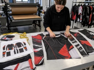 sublimation printing artwork preparation for custom rash guard production