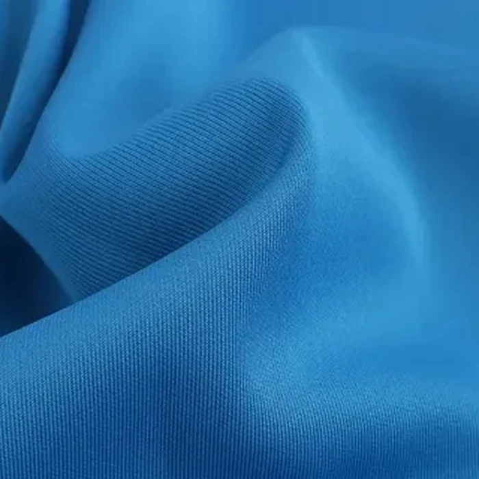 Polyester interlock fabric for activewear leggings, training tops and athletic clothing