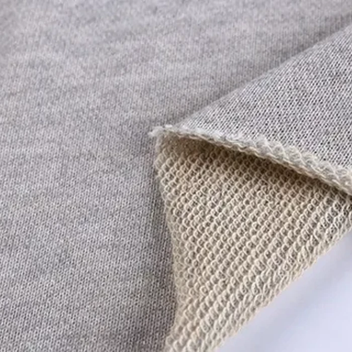 Terry cotton fabric for gym hoodies, sweatshirts and fitness clothing